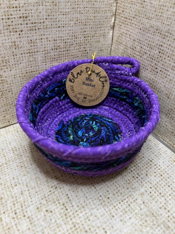 Mini Basket - Purples & Blues