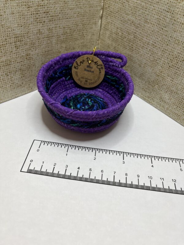 Mini Basket - Purples & Blues - Image 2