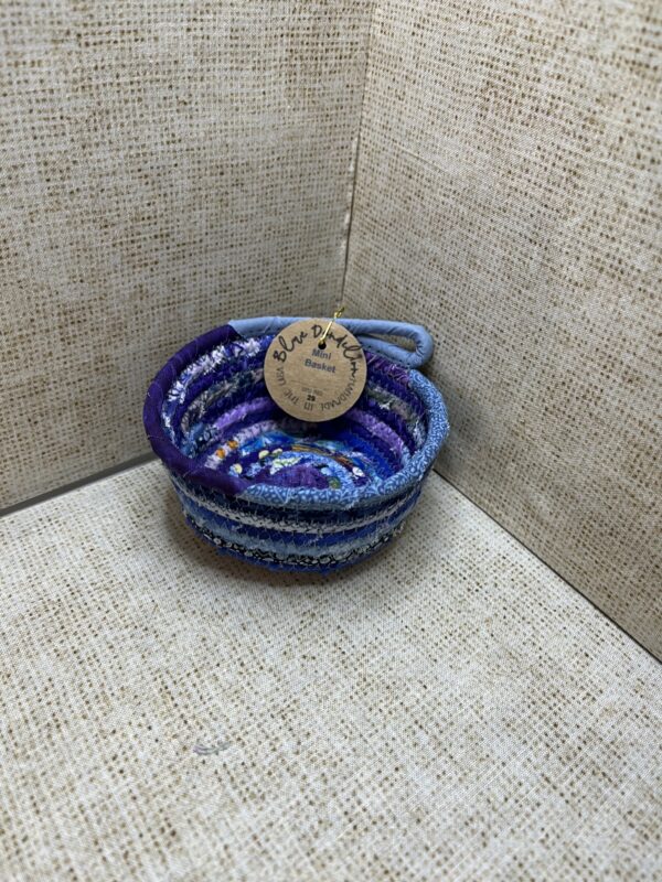 Mini Basket - Blues & Purples - Image 2