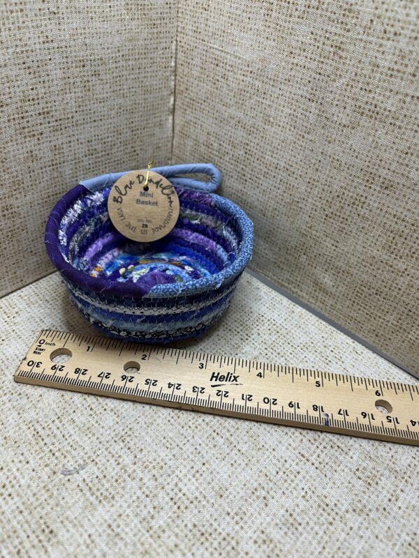 Mini Basket - Blues & Purples - Image 3