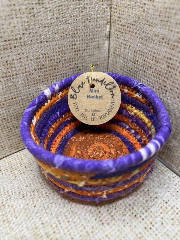 Mini Basket - Orange & Purple