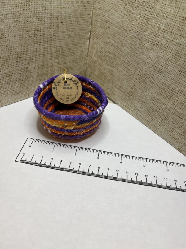 Mini Basket - Orange & Purple - Image 2